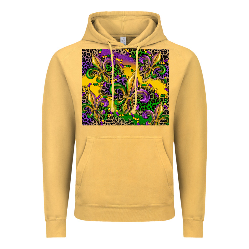 Mardi Gras Fleur De Lis Vintage Hoodie by CowGirlArtShop | Teevron