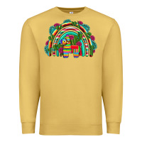 Antique Gold mexican pinata rainbow Premium Sweatshirt - Artiststas