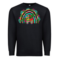 Black mexican pinata rainbow Premium Sweatshirt - Artiststas
