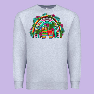 Mexican Pinata Rainbow Premium Sweatshirt Designed By Artiststas