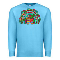 Ocean Blue mexican pinata rainbow Premium Sweatshirt - Artiststas