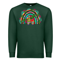 Sports Green mexican pinata rainbow Premium Sweatshirt - Artiststas