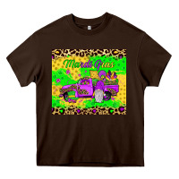 Chocolate Brown mardi gras gnome truck Heavy Core Tee - JahusDesignShop