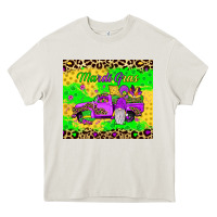 Cream mardi gras gnome truck Heavy Core Tee - JahusDesignShop