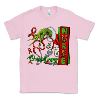 Bubblegum Pink Christmas Character Nurse Classic Tee - NancyCooperArtShop