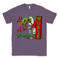 Lavender Christmas Character Nurse Classic Tee - NancyCooperArtShop