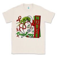 Natural Christmas Character Nurse Classic Tee - NancyCooperArtShop