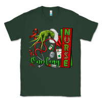 Sports Green Christmas Character Nurse Classic Tee - NancyCooperArtShop