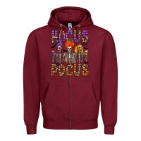Burgundy hocus pocus Zipper Hoodie - CowhideDigitalArt