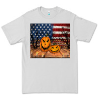 Dove Grey halloween american flag tumbler Premium Tee - Jasminsmagicworld