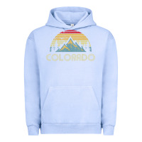 Pigment Grape Ice Colorado Retro Vintage Mountains Nature Hiking Urban Hoodie - minhPixels