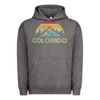 Pigment Tornado Colorado Retro Vintage Mountains Nature Hiking Urban Hoodie - minhPixels