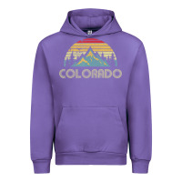 Tulip Colorado Retro Vintage Mountains Nature Hiking Urban Hoodie - minhPixels