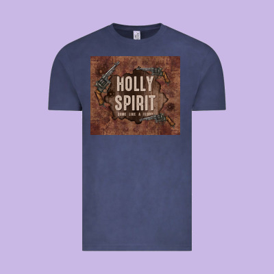 Holly Spirit Come Like A Flood Vintage Tee Designed By Tumblerdesignbyshophia