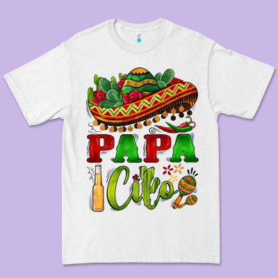 Papa Cito Sombrero Premium Tee Designed By Barkaloodesign
