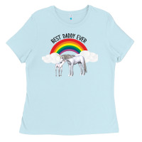 Baby Blue Best Daddy Ever Ladies Tee - Bettercallsaul