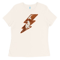 Bone Cowhide Patterned Lightning Ladies Tee - Bettercallsaul