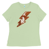 Matcha Cowhide Patterned Lightning Ladies Tee - Bettercallsaul