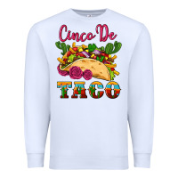 White cinco de taco Premium Sweatshirt - Artiststas