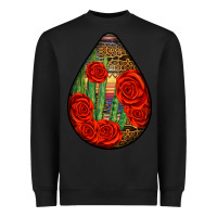 Black mexican teardrop Heavyweight Sweatshirt - BundleAndBundleShop
