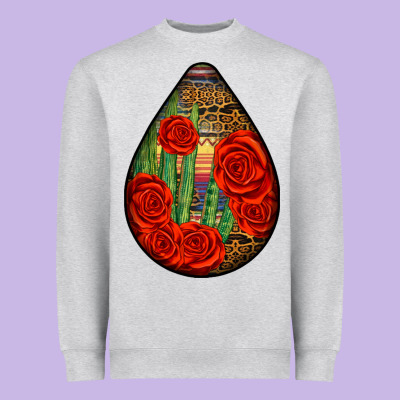 Mexican Teardrop Heavyweight Sweatshirt Designed By Bundleandbundleshop