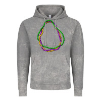 Cloud Rock mardi gras beads Vintage Hoodie - CowGirlArtShop