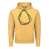 Vintage Mustard mardi gras beads Vintage Hoodie - CowGirlArtShop