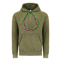 Vintage Olive mardi gras beads Vintage Hoodie - CowGirlArtShop