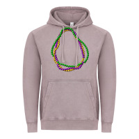 Vintage Zinc mardi gras beads Vintage Hoodie - CowGirlArtShop