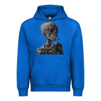Cobalt Vincent Van Gogh Skull of a SkeletonVintage Halloween Skull Urban Hoodie - minhPixels