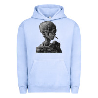 Pigment Grape Ice Vincent Van Gogh Skull of a SkeletonVintage Halloween Skull Urban Hoodie - minhPixels