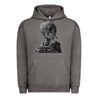 Pigment Tornado Vincent Van Gogh Skull of a SkeletonVintage Halloween Skull Urban Hoodie - minhPixels