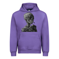 Tulip Vincent Van Gogh Skull of a SkeletonVintage Halloween Skull Urban Hoodie - minhPixels