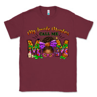 Burgundy My Favorite Monsters Call Me Mom Classic Tee - texasbilliewilder