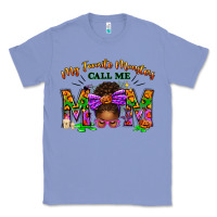 Colony Blue My Favorite Monsters Call Me Mom Classic Tee - texasbilliewilder
