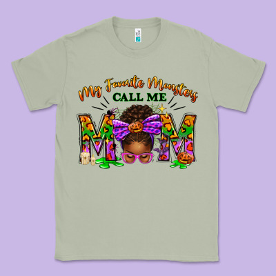 My Favorite Monsters Call Me Mom Classic Tee Designed By Texasbilliewilder