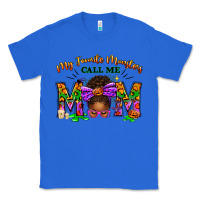 True Royal My Favorite Monsters Call Me Mom Classic Tee - texasbilliewilder