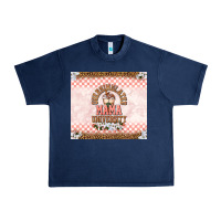 Navy Oversimulated mama university Urban Heavy Tee - TumblerDesignByShophia