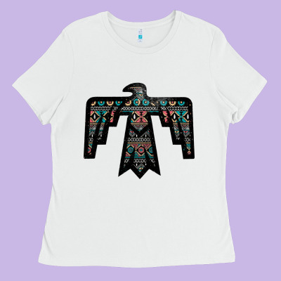Black Aztec Thunderbird Ladies Tee Designed By Bettercallsaul