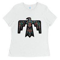 White Black Aztec Thunderbird Ladies Tee - Bettercallsaul
