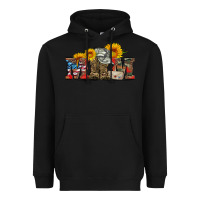 Black mom boots hat and sunflower Heavyweight Hoodie - Artiststas