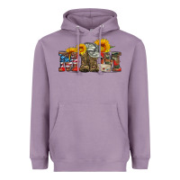 Lavender mom boots hat and sunflower Heavyweight Hoodie - Artiststas