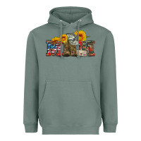 Sage mom boots hat and sunflower Heavyweight Hoodie - Artiststas