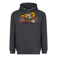 Mom Boots Hat And Sunflower Heavyweight Hoodie | Teevron