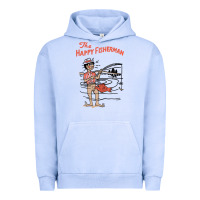 Pigment Grape Ice Vintage The Happy Fisherman 2022 Fishing Mens Kids Urban Hoodie - minhPixels