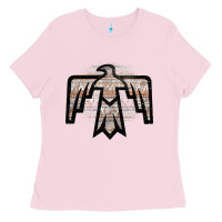 Bubblegum Pink Western Light Aztec Thunderbird Ladies Tee - Bettercallsaul