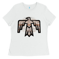 White Western Light Aztec Thunderbird Ladies Tee - Bettercallsaul