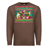 Chestnut mexican tequila skull roses cactus sombrero Premium Sweatshirt - Artiststas