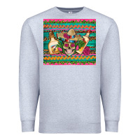 Heather Grey mexican tequila skull roses cactus sombrero Premium Sweatshirt - Artiststas