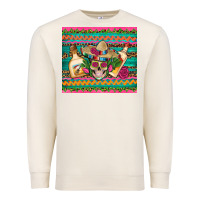 Sandshell mexican tequila skull roses cactus sombrero Premium Sweatshirt - Artiststas
